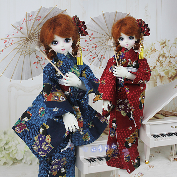 Japanese For Lifestyle - 1/6 1/4 1/3 BJD Japanisches Kimono