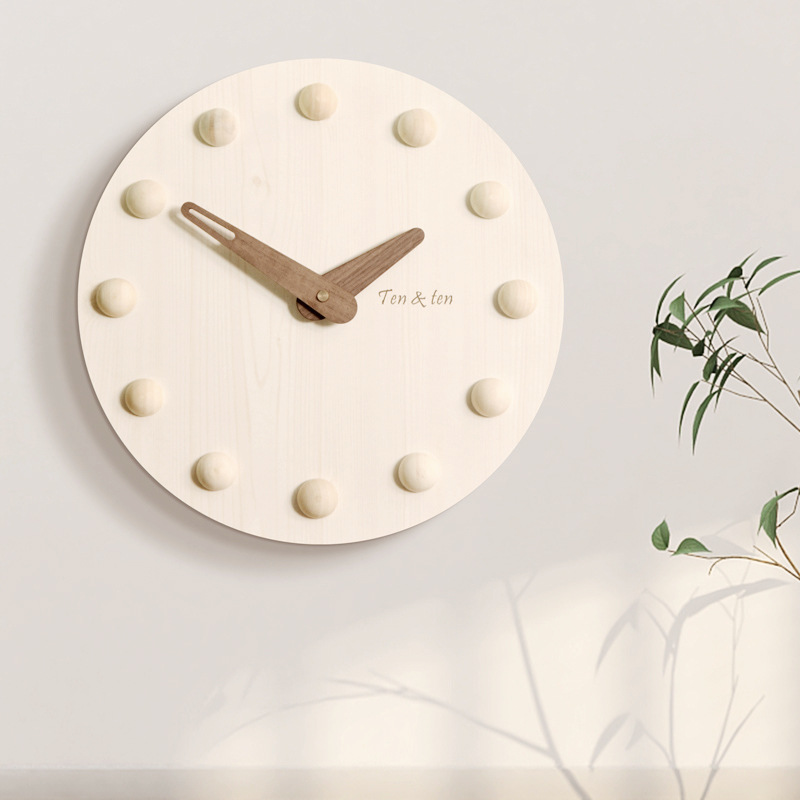 Japanese Minimalist Lifestyle - Japanische einfache Wanduhren Holz Wanduhr Nordic
