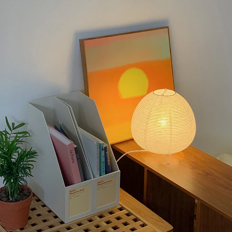Japanese Lantern Paper - Japanische Laterne LED-Tischlampe Wohnzimmer Schlafzimmer Nachttisch