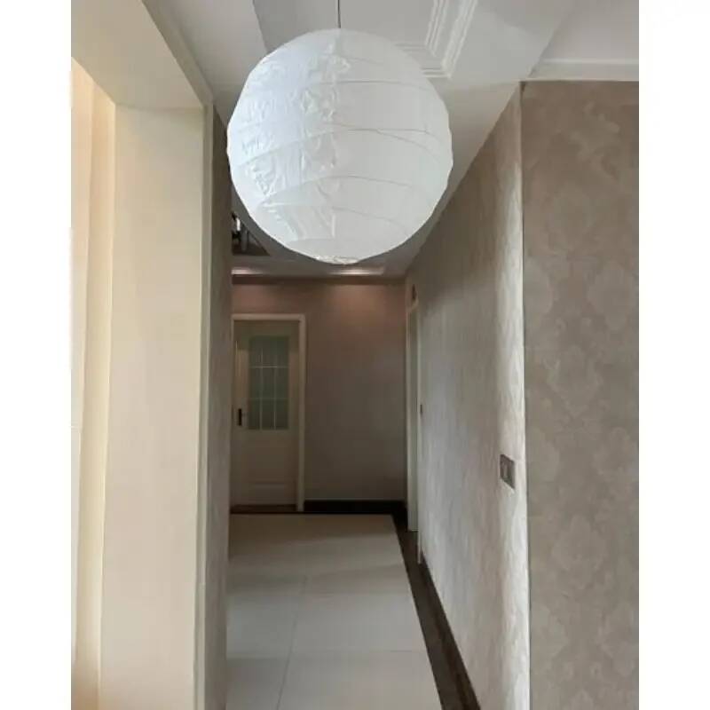 Japanese Lantern Paper - 30 cm/12 Zoll große, runde, weiße