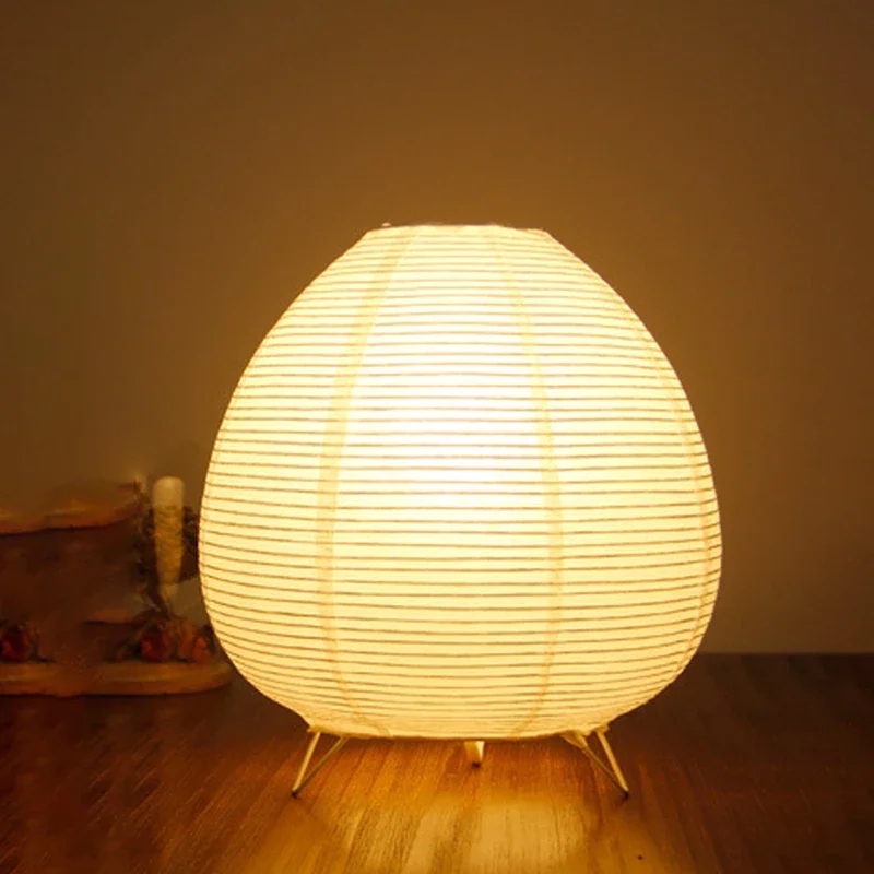 Japanese Lantern Paper - Japanische Reispapier Laterne Led Tischlampe Wohnzimmer