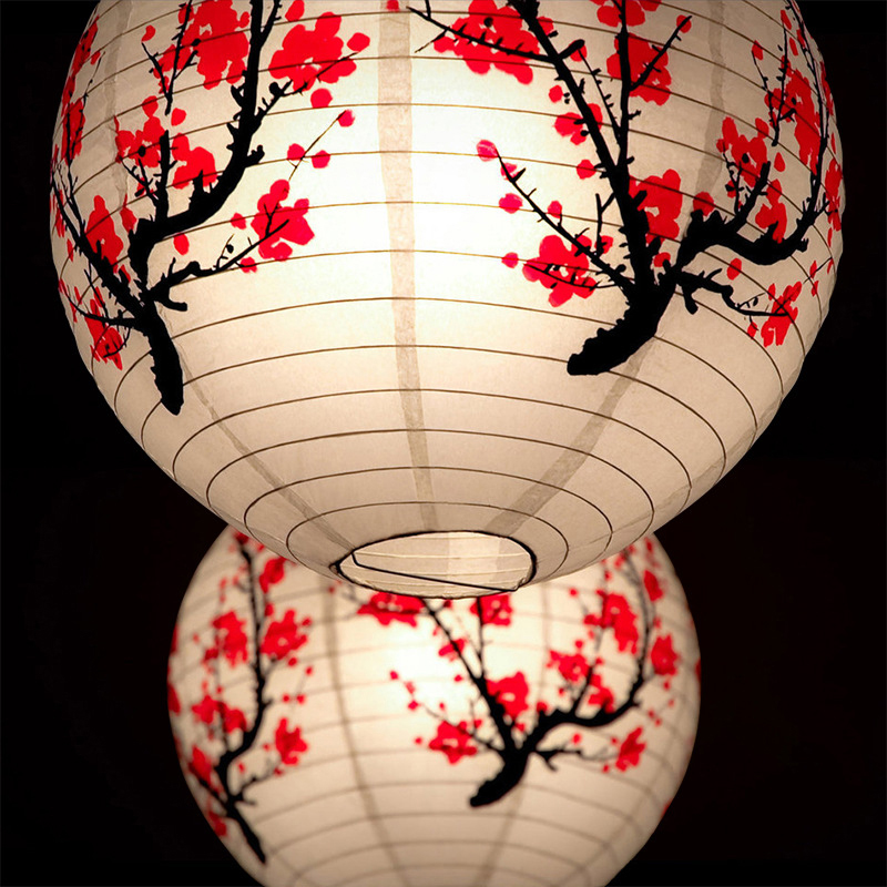 Japanese Lantern Paper - 1PC Plum Blossom Papier Laternen Chinesischen