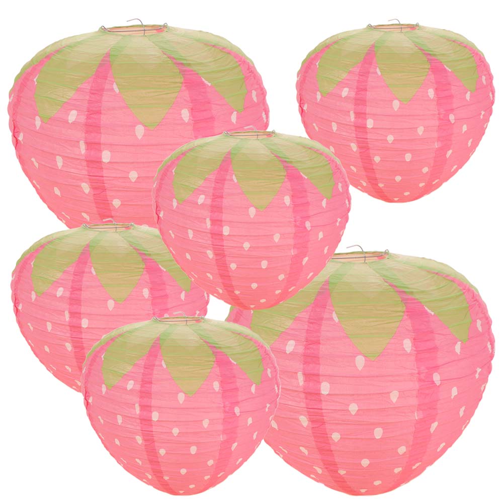 3D Rosa Erdbeere Laterne Handh – Japanese Lantern Paper Bewertung und Preis