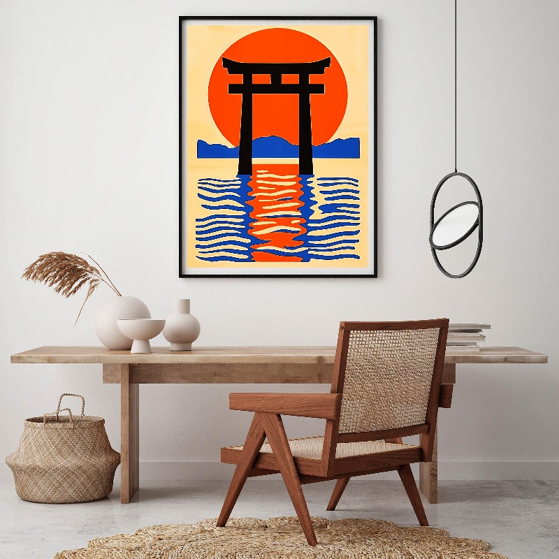 Retro japanische Illustratione – Japanese Minimalist Lifestyle Bewertung und Preis