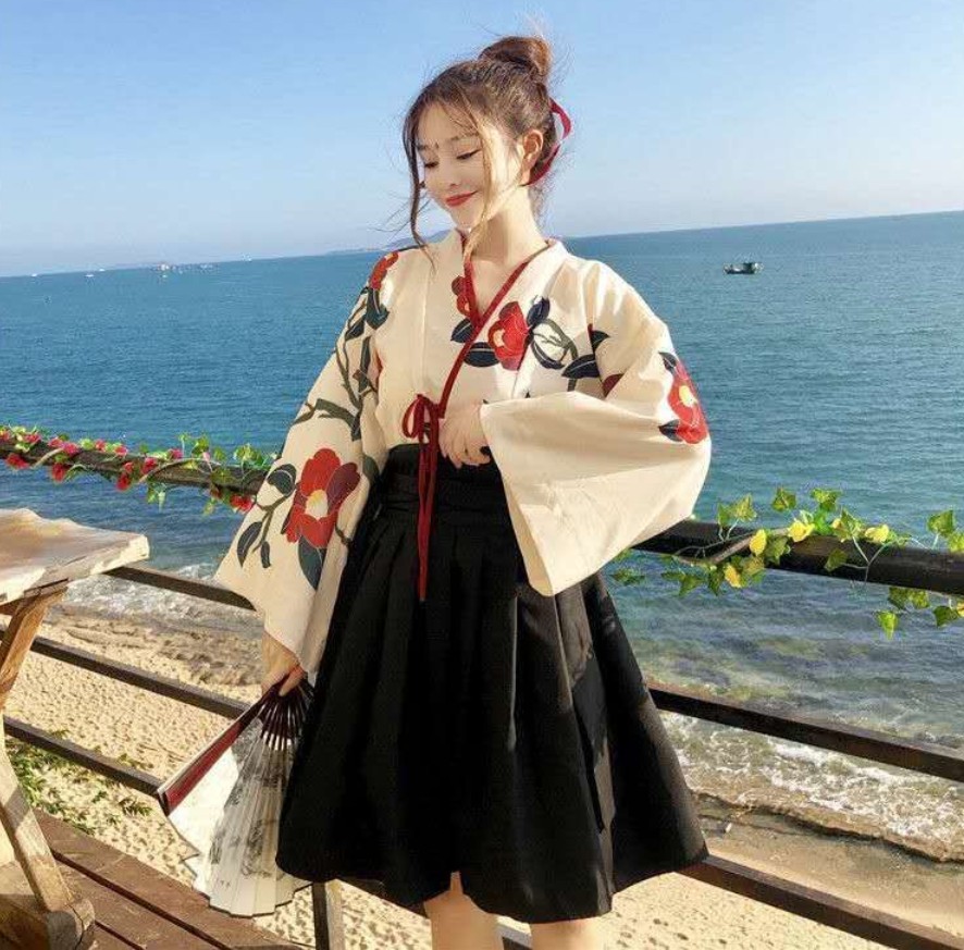 Kimono Sakura Mädchen japanisc – Kimono Yukata Cotton Bewertung und Preis