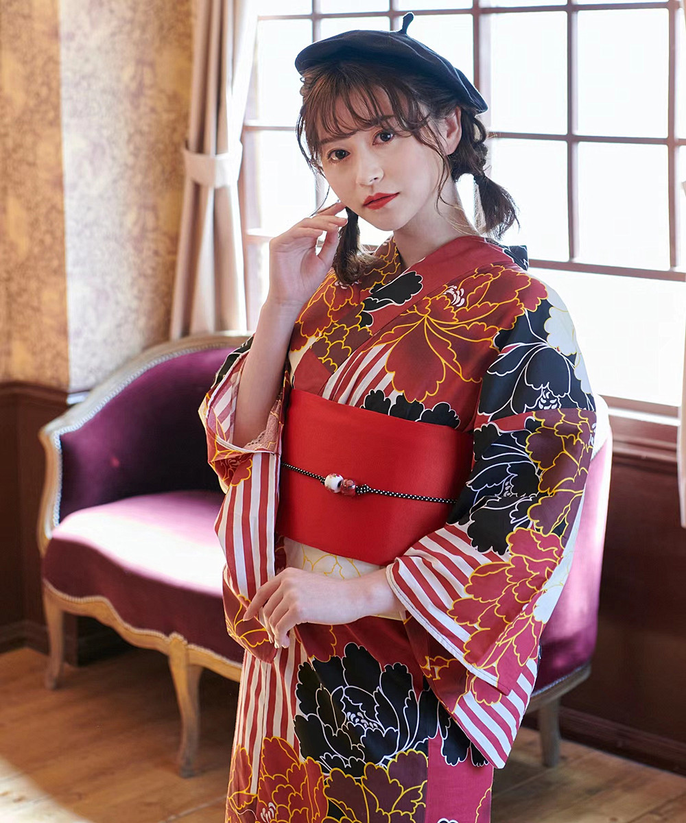 Japanischer Kimono Yukata Dame – Kimono Yukata Cotton Bewertung und Preis