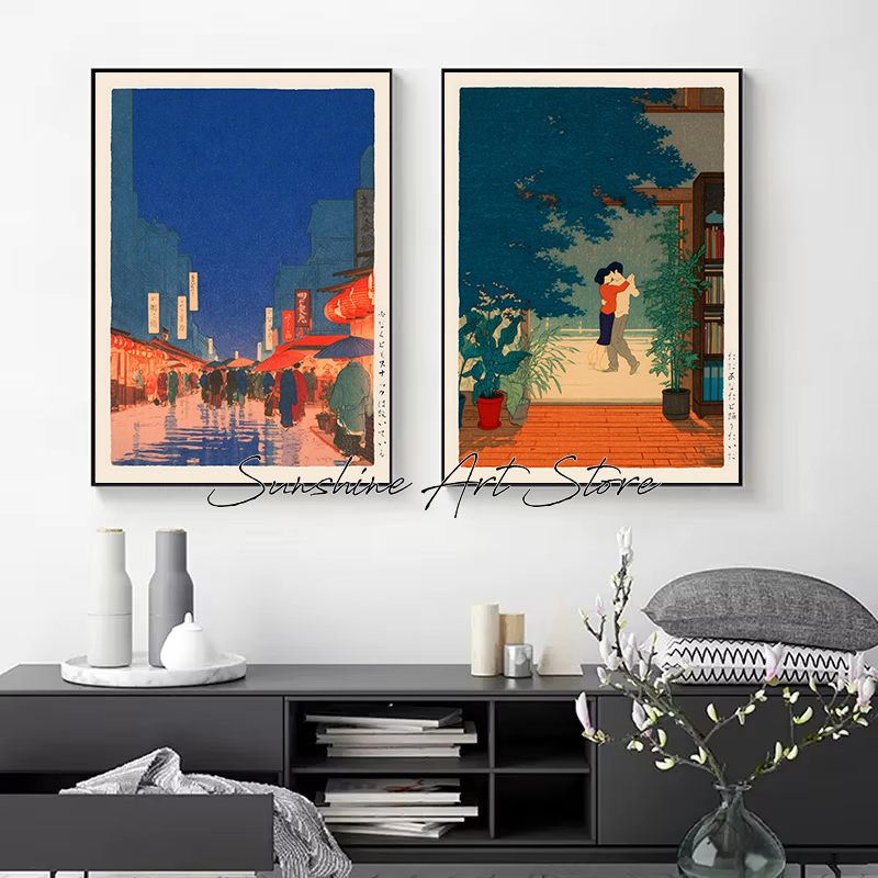 Vintage Hasui Kawase Stil Mini – Japanese Minimalist Lifestyle Bewertung und Preis