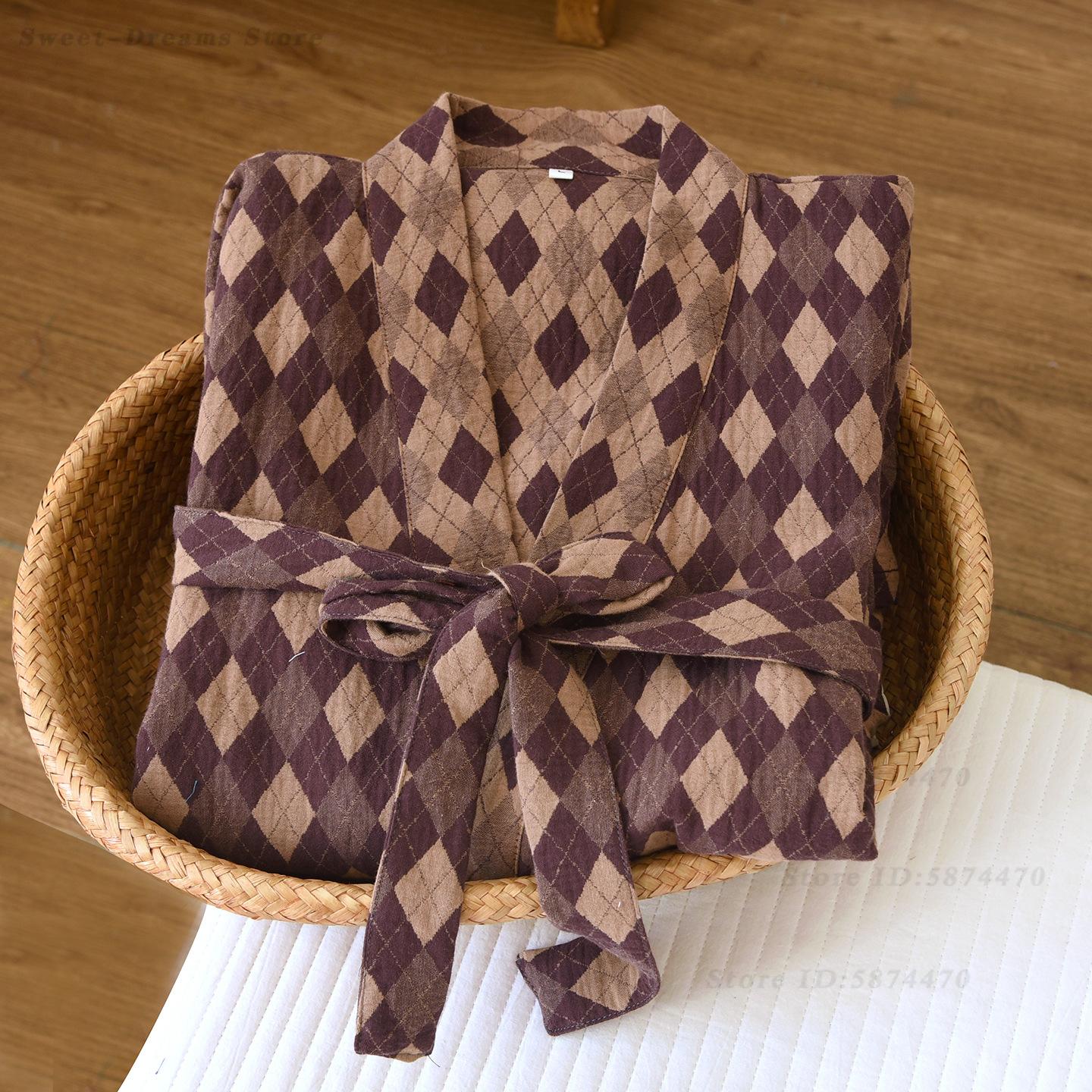 Baumwoll-Coupe-Bademantel für  – Kimono Yukata Cotton Bewertung und Preis