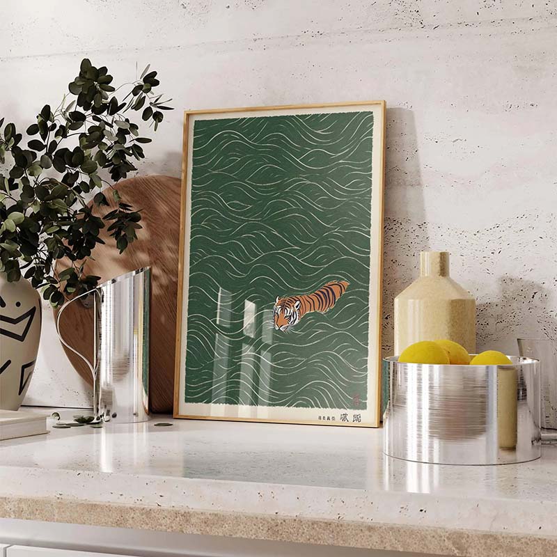 Japanisches Tiger-Schwimm-Post – Japanese Minimalist Lifestyle Bewertung und Preis